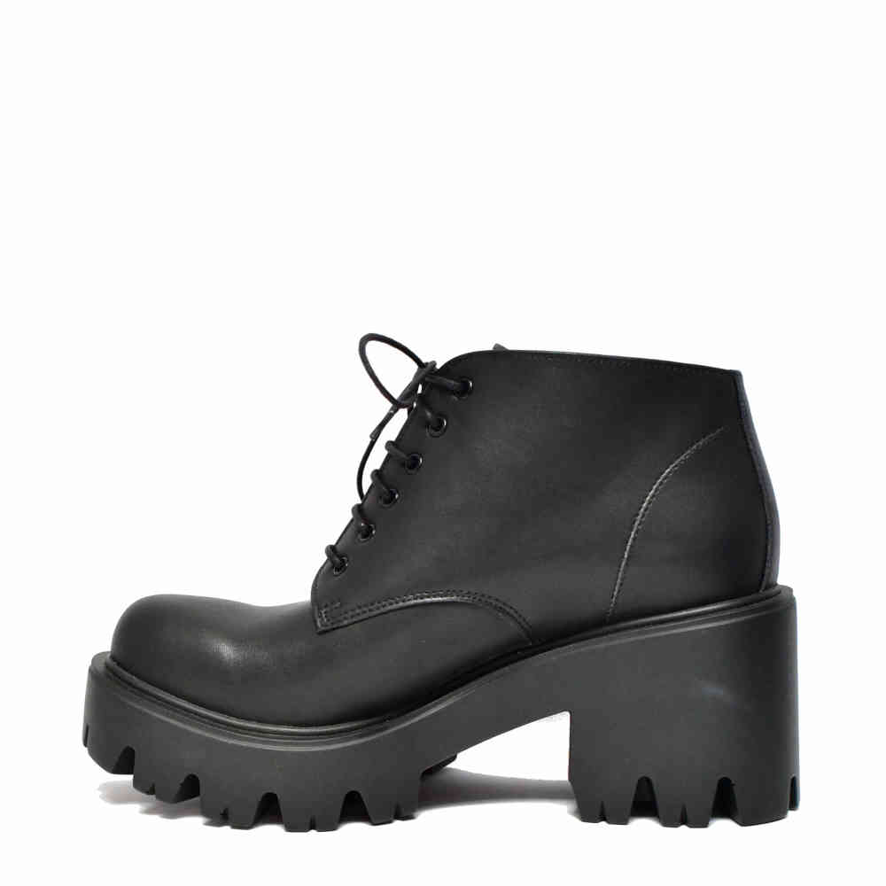 Altercore - Nexi Vegan Bottes de plate-forme - Noir
